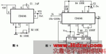 锁相环CD4046应用介绍