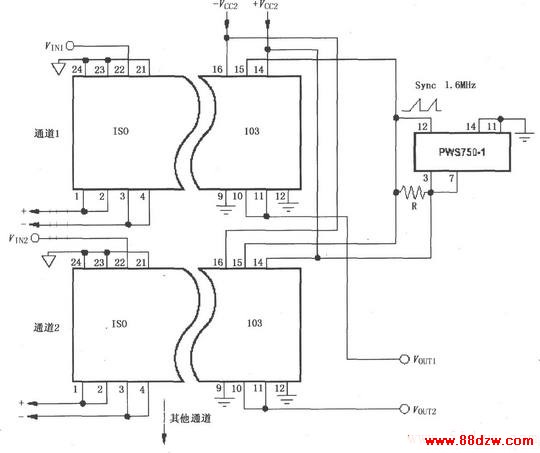 ISO103PWS750-1ɵĶͨͬ·