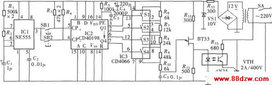 ʮ̨Ƶ·(NE555CD40198)