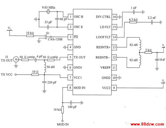RF2516 AM/ASK/OOK 433/315 MHz