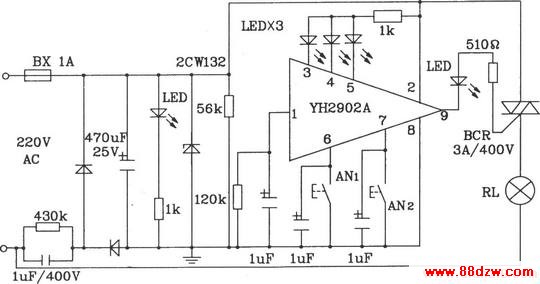YH2902A๦ܶʱģ鹹ɶ๦ʱƿƵ·