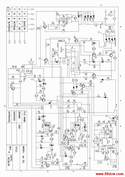 LM324 TBA820ͨ·ĵ绰·