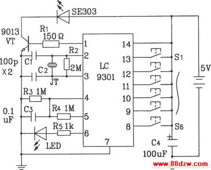 LC9301/9305ңط䡢ռӦ<a target="_blank" href="http://www.88dzw.com/" class="UBBWordLink">·ͼ</a>