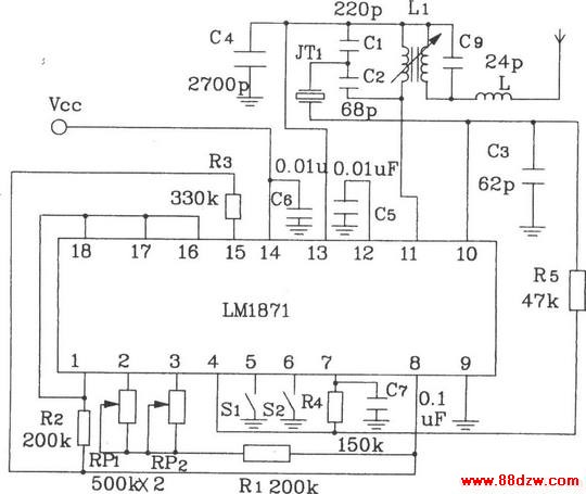 LM1871/1872ɵңط䡢<a target="_blank" href="http://www.88dzw.com/" class="UBBWordLink">·ͼ</a>