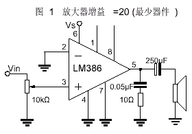 LM386 ͵ѹƵʷŴ